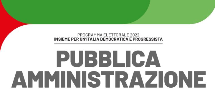 Le proposte del PD sulla Pubblica Amministrazione