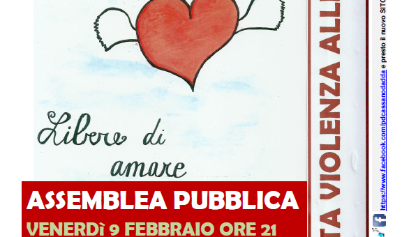 Assemblea Pubblica: Venerdi 9 Febbraio ore 21