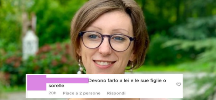 Solidarietà a Silvia Roggiani per gli insulti, minacce e inviti allo stupro.